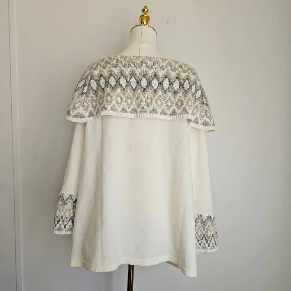 NWT‎ Westport 1962 1X Cowl Neck Or Off Shoulder Tunic Cottage core
